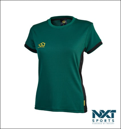 LADIES TRAINING T-SHIRT (BOTTLE/BLACK)