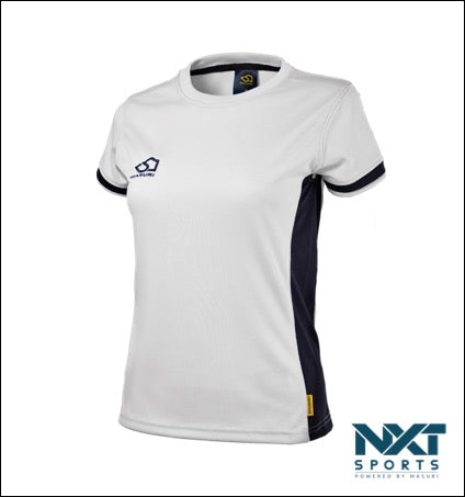 LADIES TRAINING T-SHIRT (WHITE/BLACK)