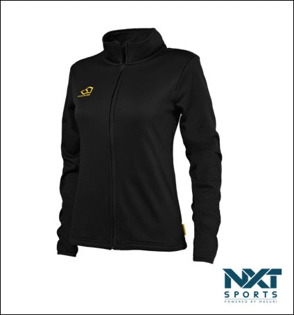 LADIES FULL ZIP TECH FLEECE (BLACK)